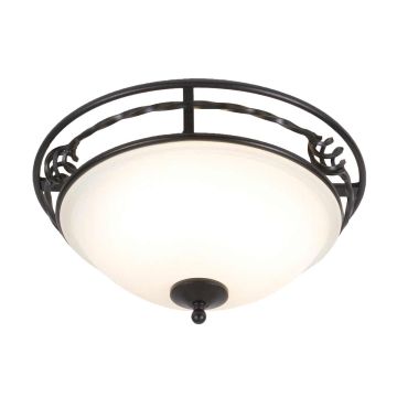 Elstead Lighting PEMBROKE PB-F-A-BLACK Stropné svietidlo 2x60W/E27