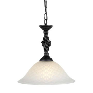 Elstead Lighting PEMBROKE PB-P-BLACK Závesná lampa 1x60W/E27