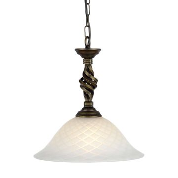 Elstead Lighting PEMBROKE PB-P-BLK-GOLD Závesná lampa 1x60W/E27