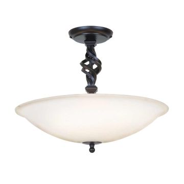 Elstead Lighting PEMBROKE PB-SF-A-BLACK Stropná lampa 3x60W/E14