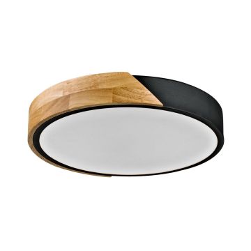 Italux Nastro PLF-13186-BK-WO Stropné svietidlo 1x24W/LED 3000K 2400lm IP20