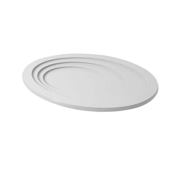 Light Prestige Alune LP-3009/1C WH oval Stropné svietidlo 1x48W/LED 3000K|4000K|6000K 5968lm IP20
