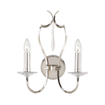 Elstead Lighting PIMLICO PM2-PN Stena svietidlo 2x60W/E14