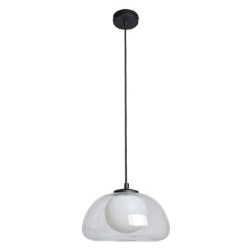 Italux Ainale PND-54637-1-BK-CL Závesná lampa 1x7W/G9 IP20