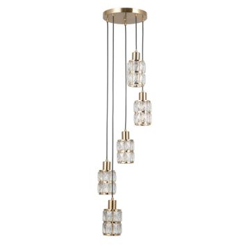 Italux Alma PND-40668-5-HBR Závesná lampa 5x40W/E27 IP20
