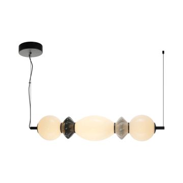 Italux Balos PND-94921-3A-BK Závesná lampa 1x14W/LED 3000K 1600lm IP20