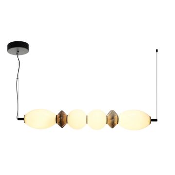 Italux Balos PND-94921-4A-BK Závesná lampa 1x23W/LED 3000K 2840lm IP20