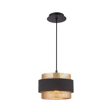 Italux Bans PND-27467-1-BK-GD Závesná lampa 1x40W/E27 IP20