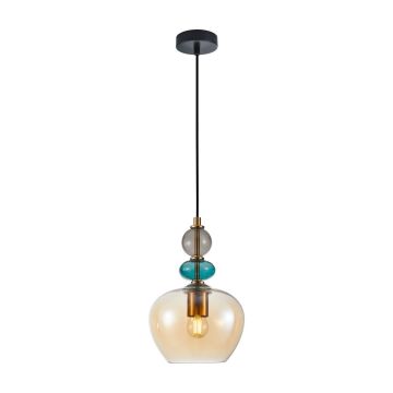 Italux Busco PND-30263-1A-BRO-AMB Závesná lampa 1x40W/E27 IP20