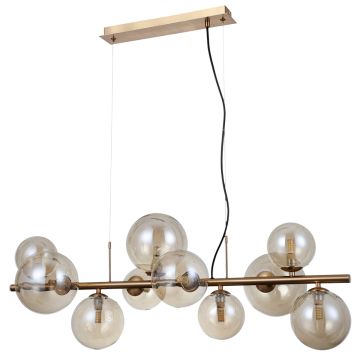 Italux CANELLO PND-406007-10-HBR Závesná lampa 10x5W/G9 IP20