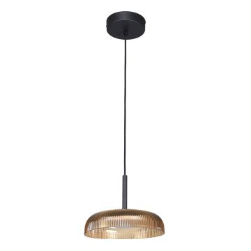 Italux Colle PND-48529-BK-YLL Závesná lampa 1x12W/LED 3000K 1500lm IP20