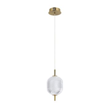 Italux Corado PND-81438-1A-GD Závesná lampa 1x8W/LED 3000K 830lm IP20