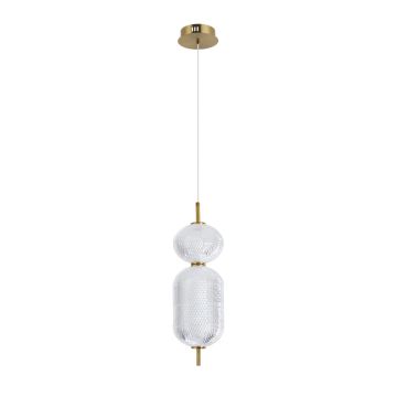 Italux Corado PND-81438-1C-GD Závesná lampa 1x15W/LED 3000K 1647lm IP20