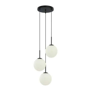 Italux Deore PND-5578-3S-BK Závesná lampa 3x40W/E27 IP20