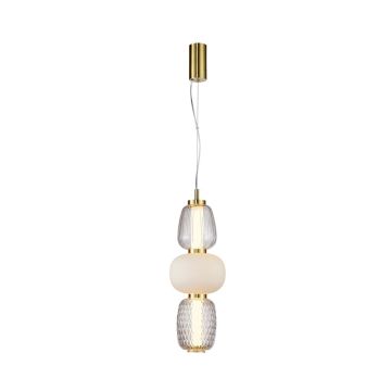 Italux Eris PND-98374-28W-GD Závesná lampa 1x28W/LED 3000K 3748lm IP20