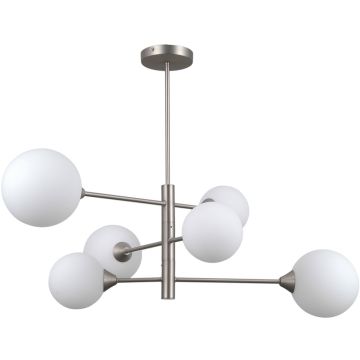 Italux EVORA PND-55342-6-SN Stropná lampa 6x5W/G9 IP20