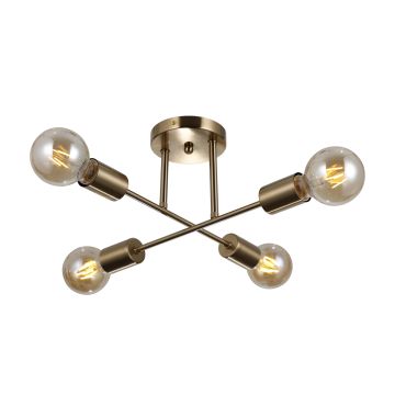 Italux FORMIO PND-4052-4-HBR Stropná lampa 4x40W/E27 IP20