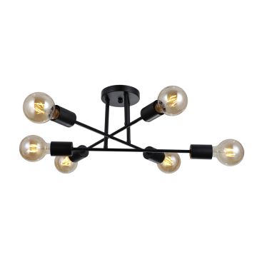 Italux FORMIO PND-4052-6-BL Stropná lampa 6x40W/E27 IP20