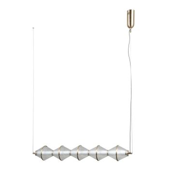 Italux Fuente PND-34395-5-HBR Závesná lampa 5x25W/LED 3000K 1576lm IP20