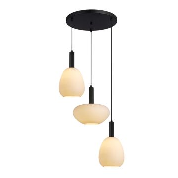 Italux Gater PND-23541-3-BK-OP Závesná lampa 3x40W/E27 IP20