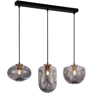 Italux HATELLA PND-112038-3-BRO+SG Závesná lampa 3x40W/E27 IP20