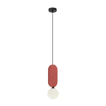 Italux Lorenzo PND-59815-1-RED Závesná lampa 1x25W/G9 IP20