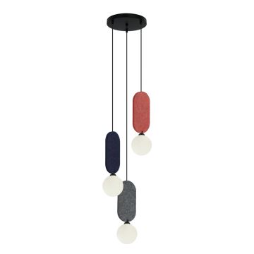Italux Lorenzo PND-59815A-3-MLTI Závesná lampa 3x25W/G9 IP20