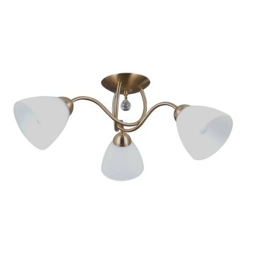 Italux Lugano PND-5643-3-HBR Stropná lampa 3x40W/E27 IP20