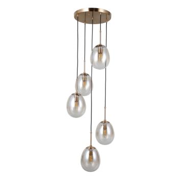 Italux Meolo PND-40825-5-GD Závesná lampa 5x40W/E14 IP20
