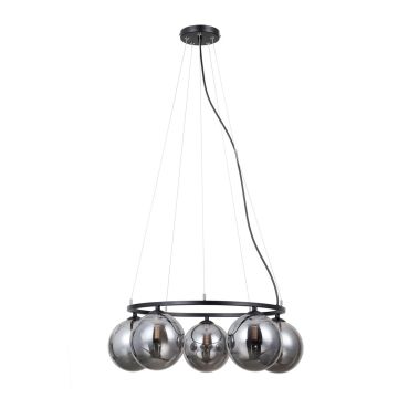 Italux Molite PND-1098-5R-BK Závesná lampa 5x5W/G9 IP20