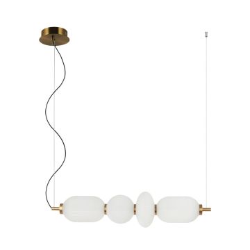 Italux Nico PND-8545-4H-AB-WH Závesná lampa 1x18W/LED 3000K 1925lm IP20
