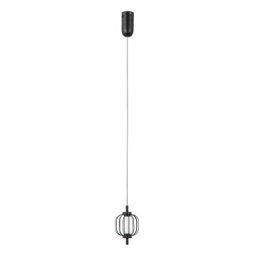 Italux Pedro PND-34405-1-BK Závesná lampa 1x4W/LED 3000K 267lm IP20