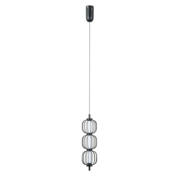 Italux Pedro PND-34405-3V-BK Závesná lampa 3x12W/LED 3000K 764lm IP20
