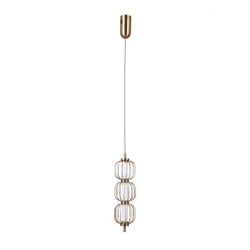 Italux Pedro PND-34405-3V-HBR Závesná lampa 3x12W/LED 3000K 764lm IP20