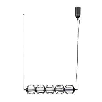 Italux Pedro PND-34405-5-BK Závesná lampa 5x20W/LED 3000K 793lm IP20