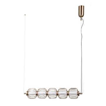 Italux Pedro PND-34405-5-HBR Závesná lampa 5x20W/LED 3000K 793lm IP20