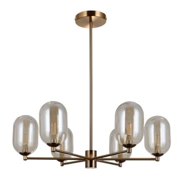 Italux PERANO PND-4215-6-HBR Závesná lampa 6x5W/G9 IP20