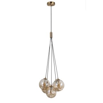 Italux PERLOS PND-54456-5-HB-AMB Závesná lampa 5x5W/G9 IP20