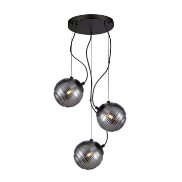 Italux Perona PND-92389-3A-BK Závesná lampa 3x40W/G9 IP20