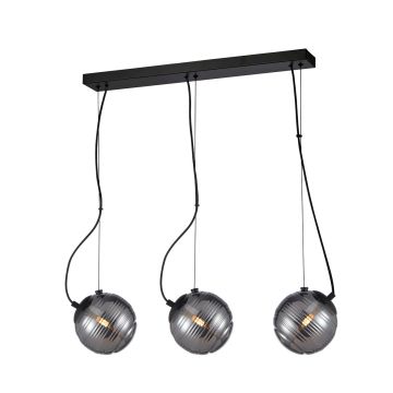 Italux Perona PND-92389-3L-BK Závesná lampa 3x40W/G9 IP20