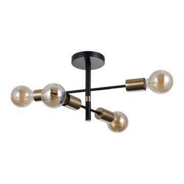 Italux PIANSI PND-4025-4-BL-HBR Závesná lampa 4x40W/E27 IP20