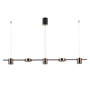 Italux REMDAL PND-16374-5-BK-4K Závesná lampa 30W/LED 4000K 2300LM IP20