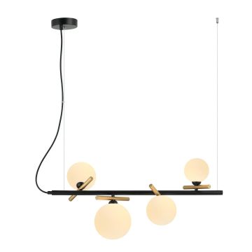 Italux REVERSO PND-5622-4-BK-W Závesná lampa 4x25W/G9 IP20