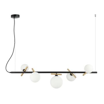Italux REVERSO PND-5622-5-BK-W Závesná lampa 5x25W/G9 IP20