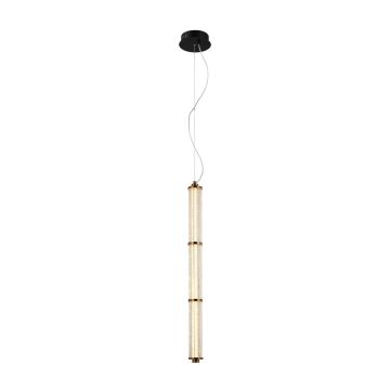 Italux Sanpo PND-26384-3V-GD-CL Závesná lampa 1x9W/LED 3000K 780lm IP20