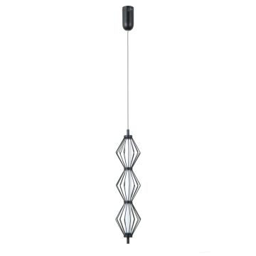 Italux Sevil PND-34403-3V-BK Závesná lampa 3x15W/LED 3000K 1068lm IP20