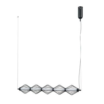 Italux Sevil PND-34403-5-BK Závesná lampa 5x25W/LED 3000K 1288lm IP20