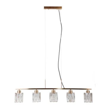 Italux Simona PND-40814-5-HBR Závesná lampa 5x40W/E14 IP20