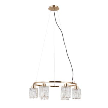 Italux Simona PND-40814-6-HBR Závesná lampa 6x40W/E14 IP20