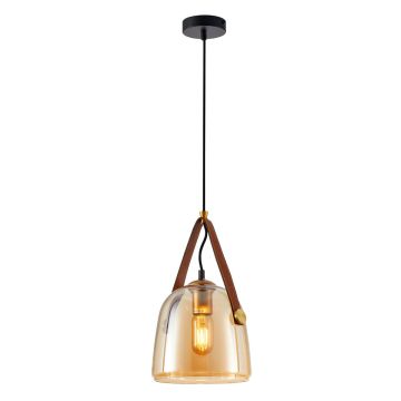 Italux Solta PND-24342-1-BK-AMB Závesná lampa 1x40W/E27 IP20